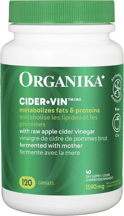 Organika 苹果酒（未精制）120 粒胶囊