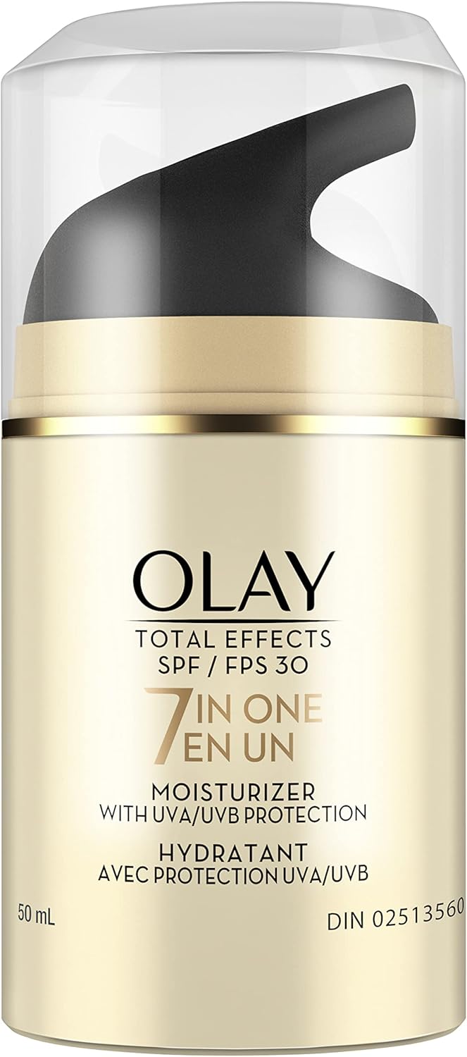Olay Total Effects 7-In-One Anti-Aging Face Moisturizer with Vitamin B3, Niacinamide and Sunscreen SPF 30, 50ml