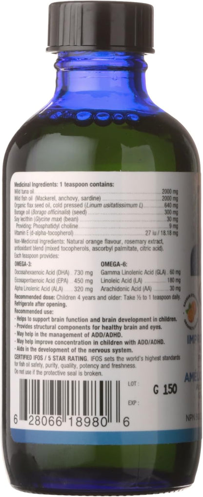 Nutripur GENIUS Kids and Teens - Concentration, Focus and ADD/ADHD, 114 ml