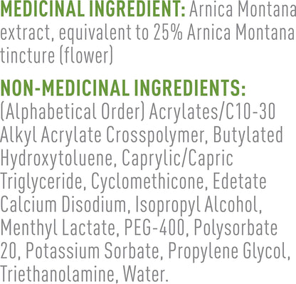 Rub-A535 Natural Source Arnica Cream - Made In Canada, Effective Pain Relief, 100% Naturally Sourced Arnica, Works on Contact - 65g