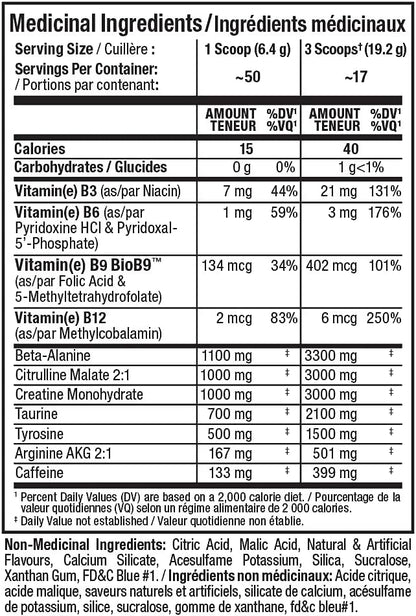 Allmax Impact Igniter Sport 蓝树莓味 320g - 运动前