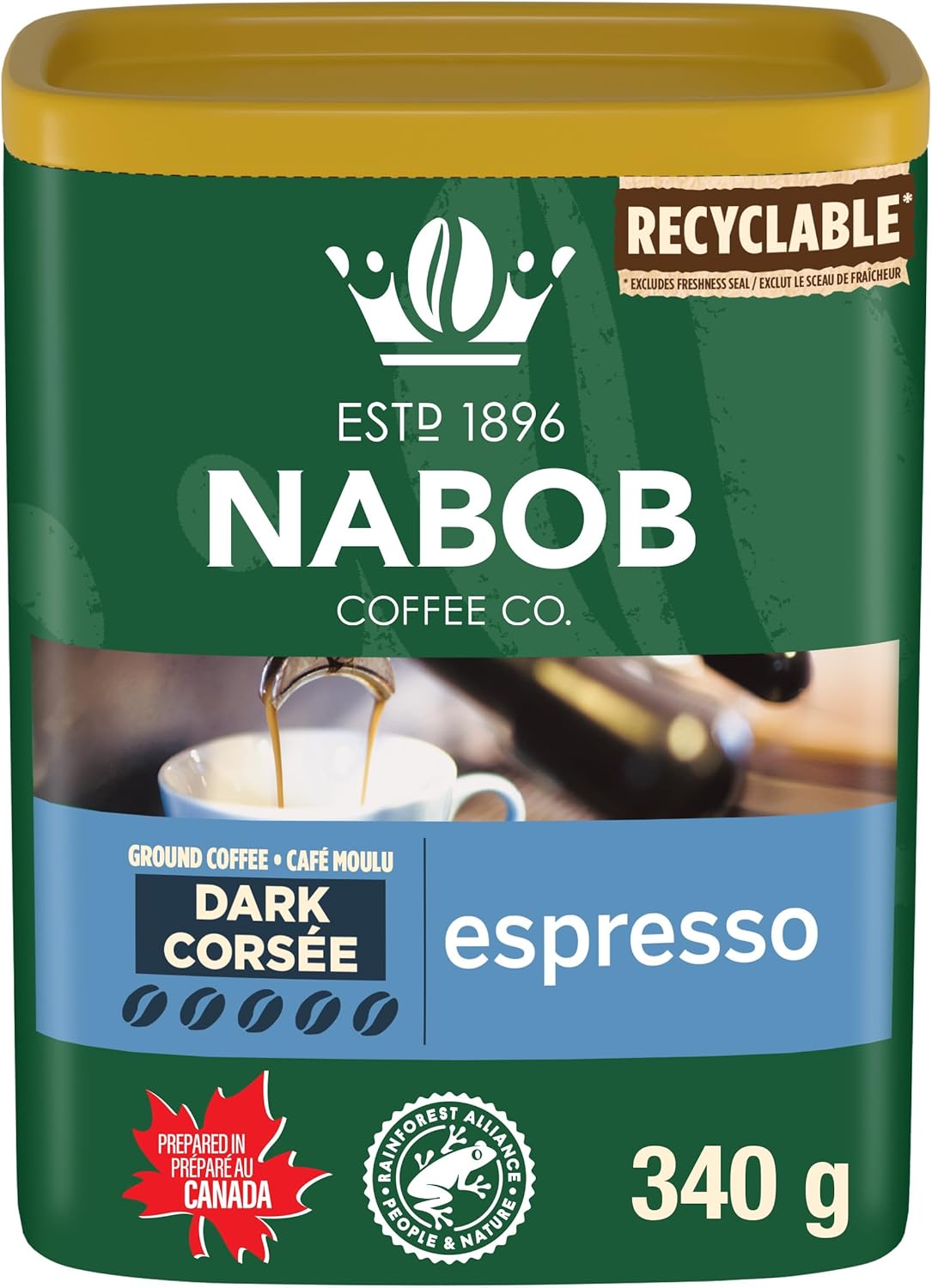 Nabob 深烘焙濃縮咖啡，6 支裝