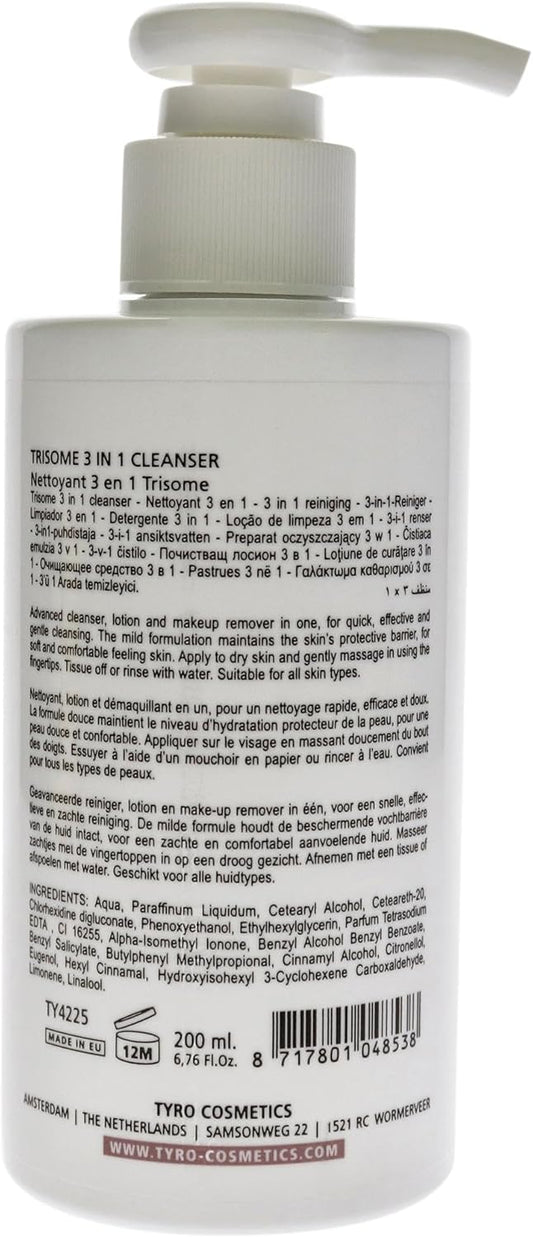 Trisome 3-In-1 Cleanser by Tyro for Unisex - 6.76 oz Cleanser
