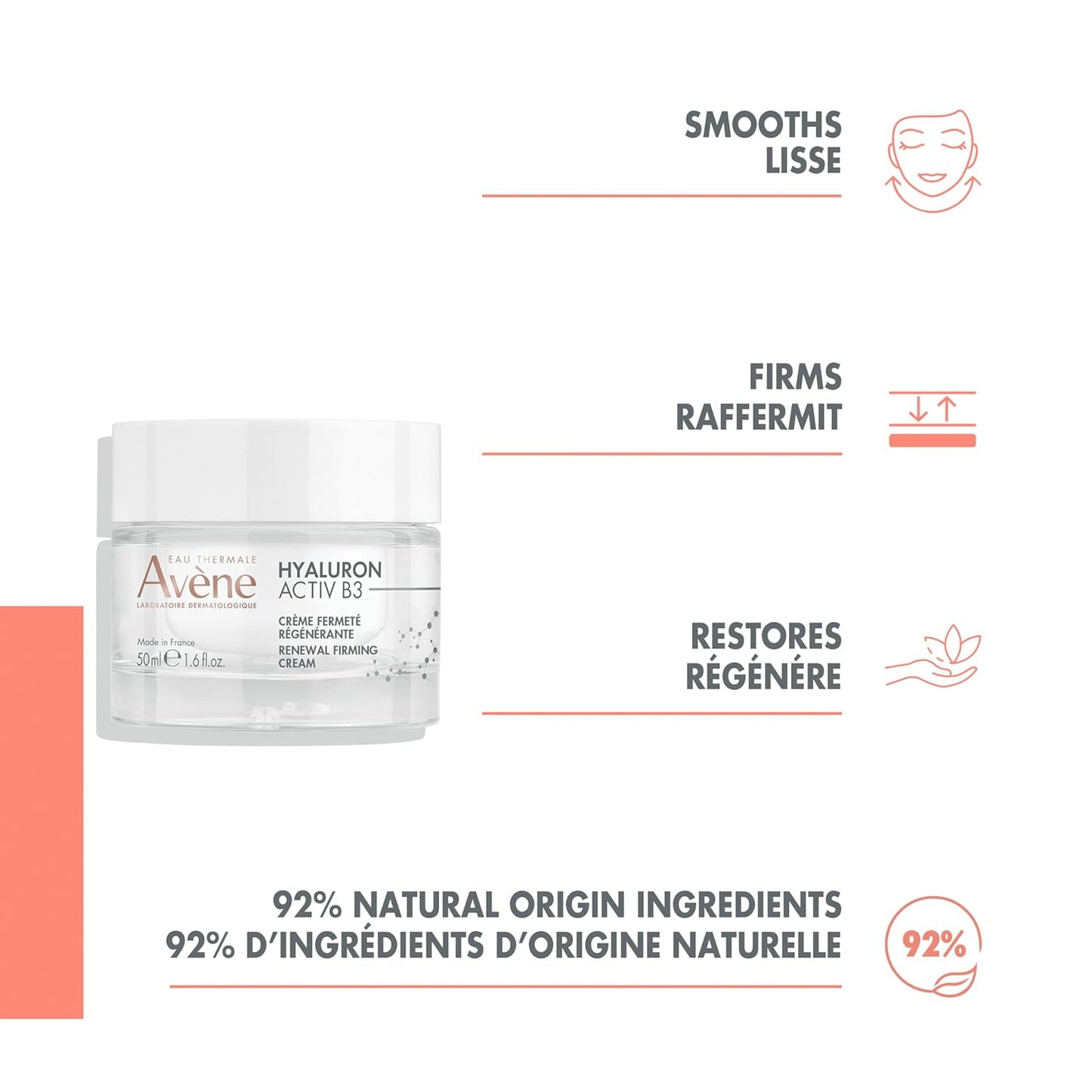 Eau Thermale Avene Hyaluron Activ B3 煥膚緊緻日霜 50 毫升