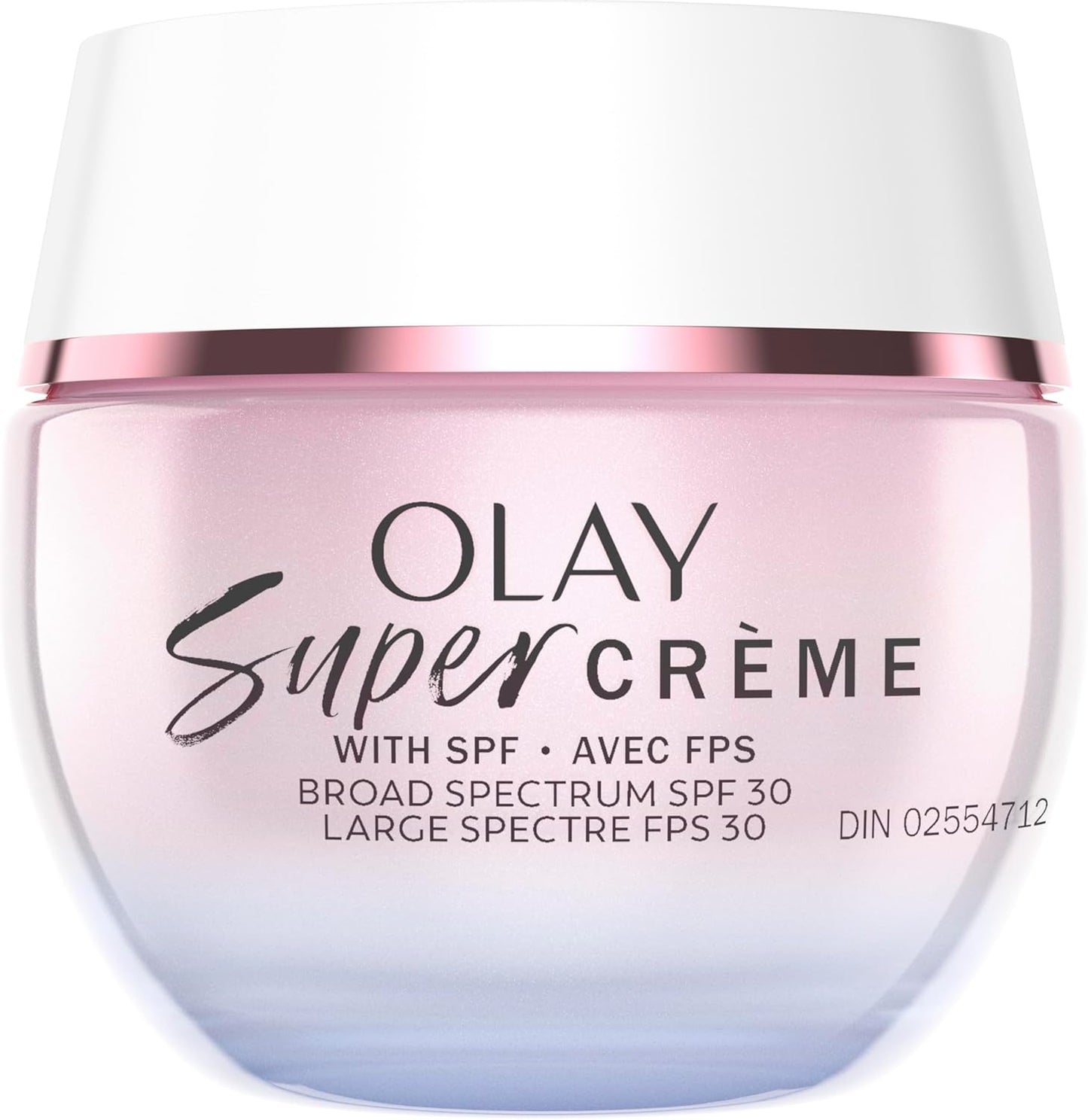 Olay Super Cream with Sunscreen SPF 30, Ultra Lightweight Face Moisturizer with Vitamin C, Hyaluronic Acid, Niacinamide, Vitamin E, and Collagen Peptide, 50 mL