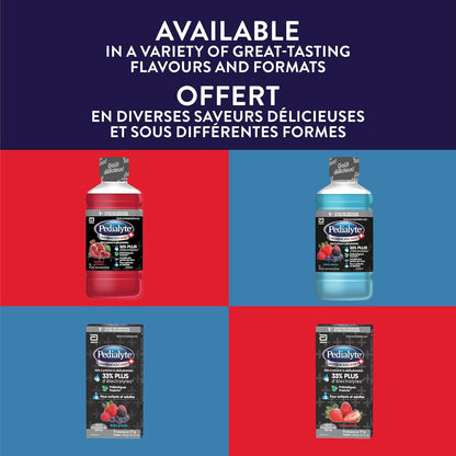 Pedialyte 电解质口服补液盐，草莓味，1升瓶装