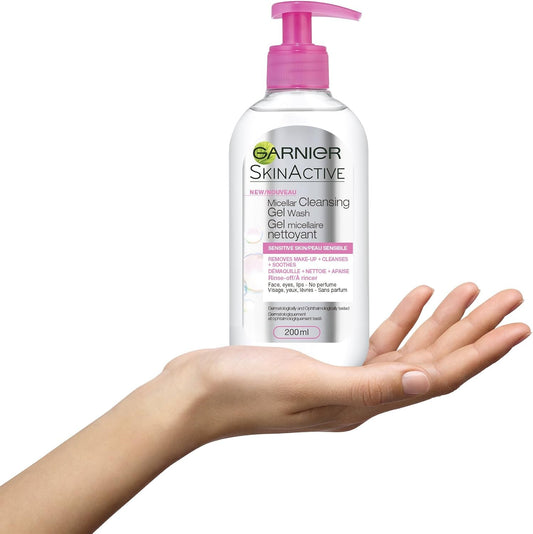 Garnier Micellar Cleansing Gel Wash for Sensitive Skin, 0.243 kg