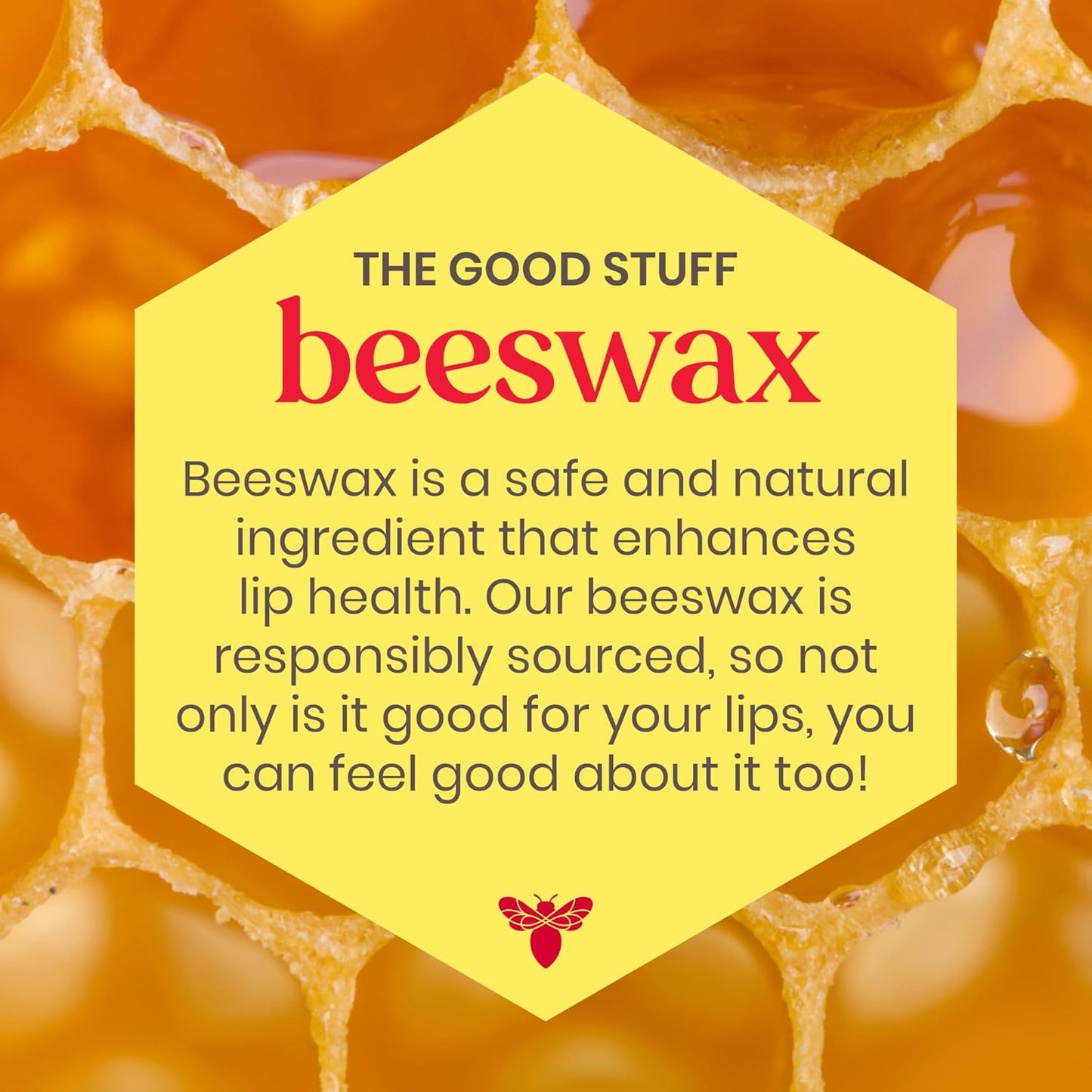 Burt's Bees 100% 天然保湿润唇膏，适用于干裂嘴唇，唇部护理，柔软光滑双唇，1 支装 - 生日蛋糕