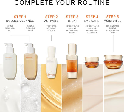 Sulwhasoo First Care Activating Serum - Skin Barrier Strengthening Anti-Aging Face Serum, Visibly Plumps & Hydrates, Reduces Visible Fine Line & Wrinkles, Vitamin C, Korean Skincare - 2.02 fl. oz.