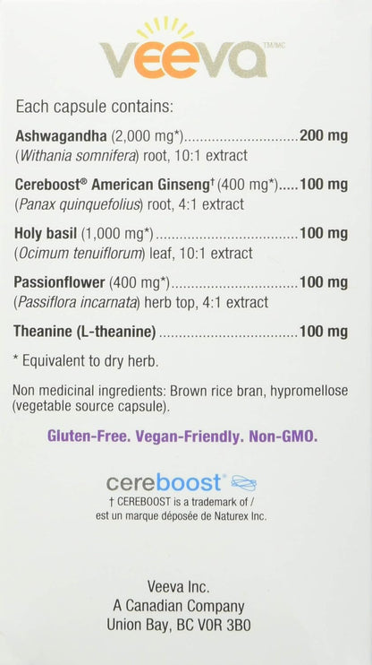 Veeva 抗焦慮膠囊（60粒）