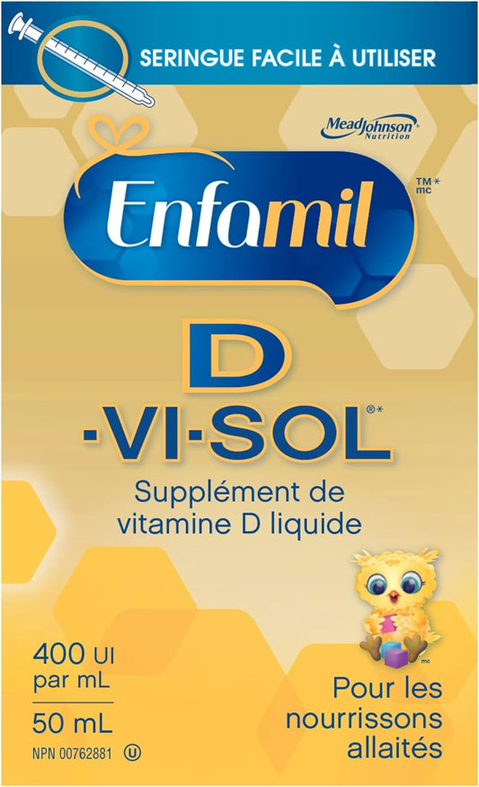 Enfamil D-VI-SOL 液體維生素 D 補充劑，50mL