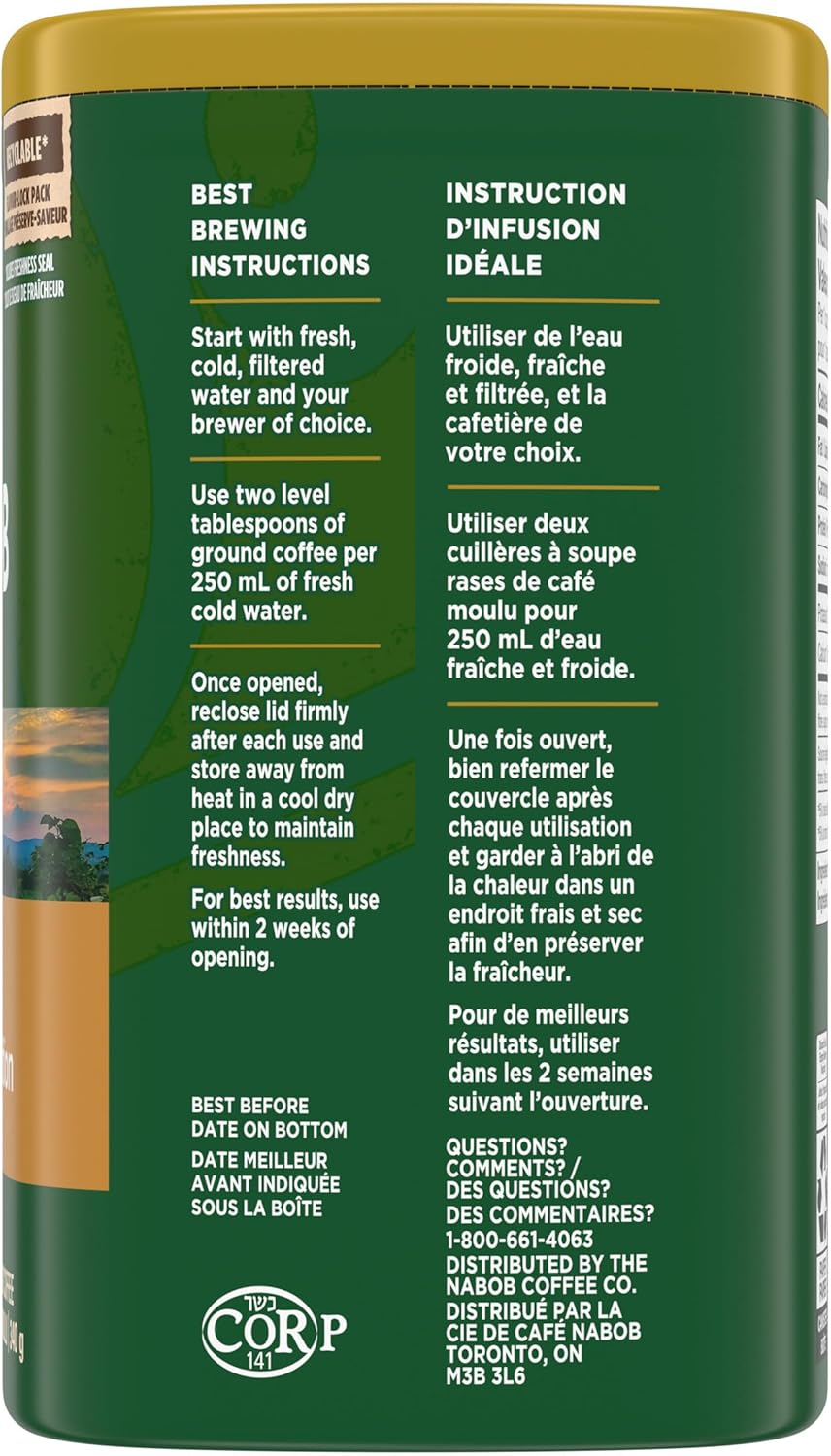 Nabob 中度烘焙 1896 Tradition，6 克拉盒装