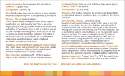 GluteGuard 腸溶片 - 30 片 - 有助於分解麩質；預防意外攝取麩質引起的症狀