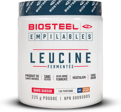 BioSteel Stackables 发酵亮氨酸粉，发酵氨基酸，无麸质，非转基因，150 份