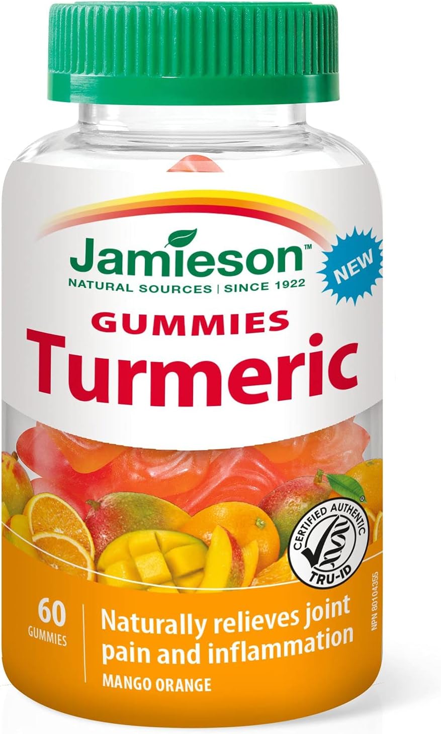 Jamieson 鎂軟糖 - 蔓越莓葡萄口味（60 粒）+ 薑黃軟糖（60 粒）