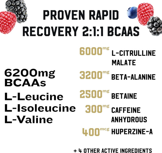 IRON KINGDOM BCAA PLUS WILD BERRY 10.1克 胺基酸、電解質、麩醯胺酸、耐力、恢復、補水