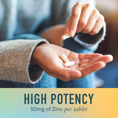 Organika 螯合鋅 45 片 & NAC（N-乙醯-L-半胱氨酸）500 毫克 - 支持抗氧化穀胱甘肽水平、免疫系統支持、肝臟和排毒支持 - 90 粒膠囊