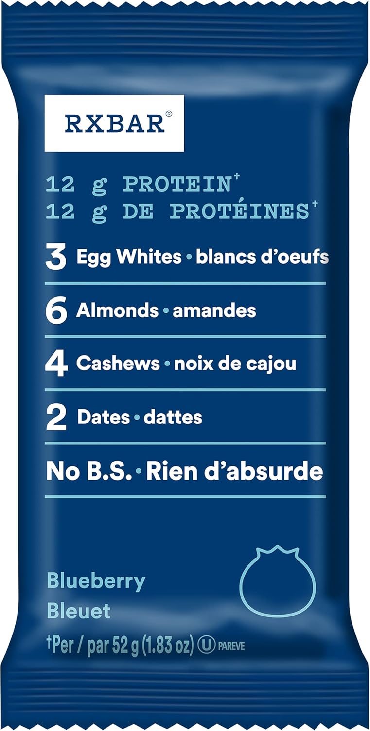 RXBAR 蛋白棒 蓝莓味 12x52克（12条装）