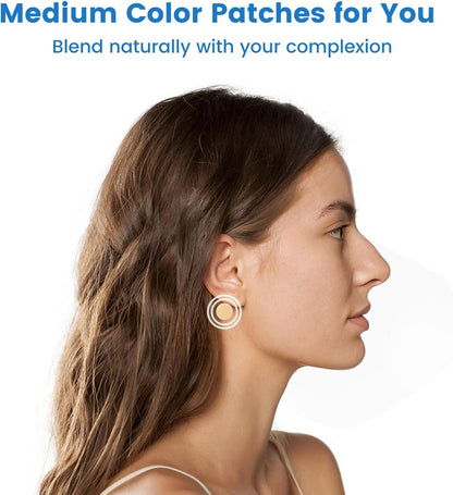 MQ 20片晕车贴，中等颜色，防水晕船贴，邮轮旅行必备，快速起效，持久72小时