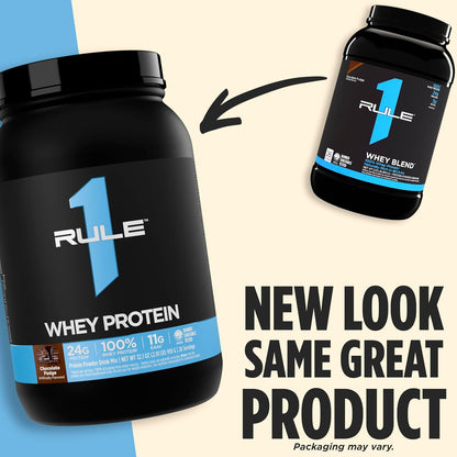 Rule 1 Whey Blend 27 serv Lightly Salted Caramel 1.99 lbs