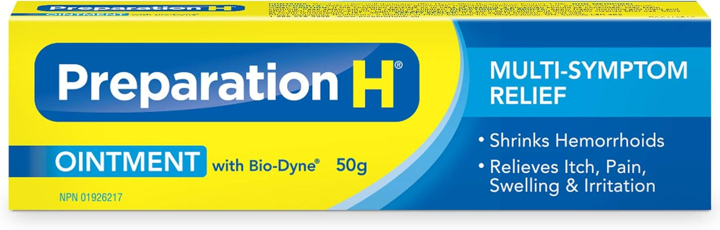 Preparation H 多症状痔疮治疗软膏（含Bio-Dyne），50克装 & 多症状痔疮治疗霜（含Bio-Dyne），25克装
