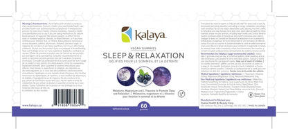 KaLaya 純素藍莓睡眠放鬆軟糖，緩解壓力和焦慮