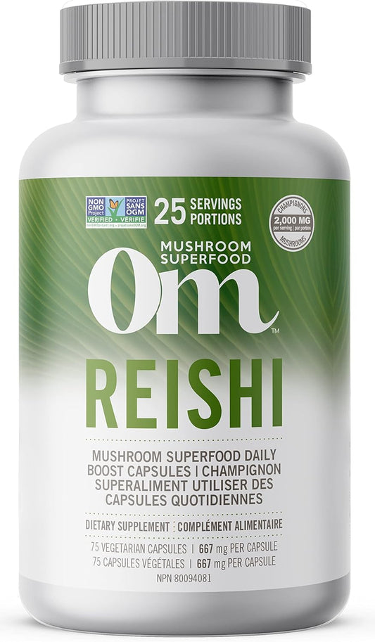 Om Reishi Mushroom 667mg 75 count