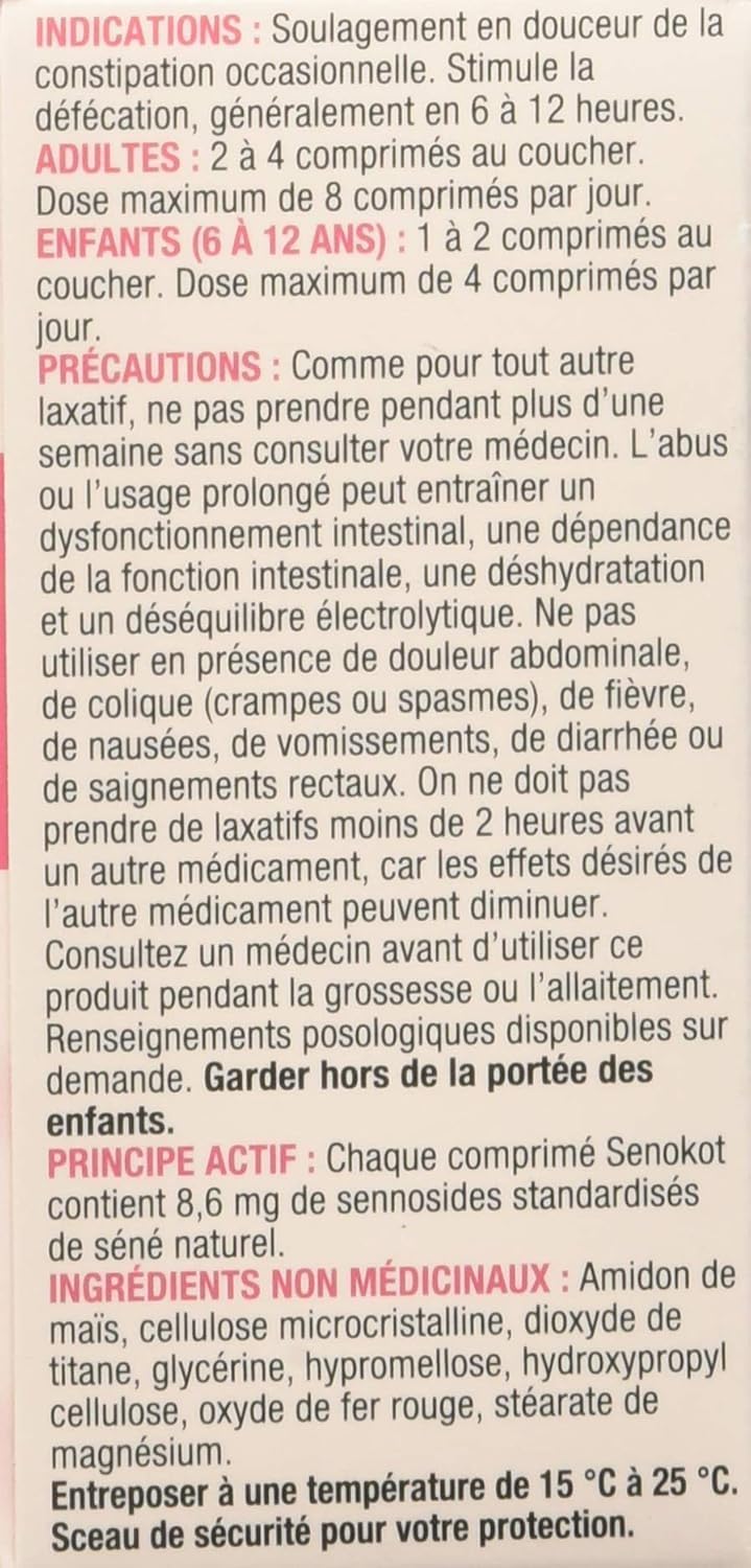 Senokot for Women Laxative, 90 Count