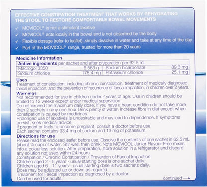 Movicol Junior 无味小袋装 6.9g 30