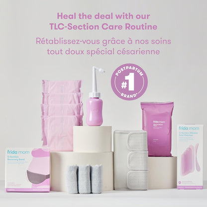 Frida Mom 剖腹产术后腹部束带，剖腹产恢复必备绷带、切口保护器、针对性冷热疗法缓解肿胀