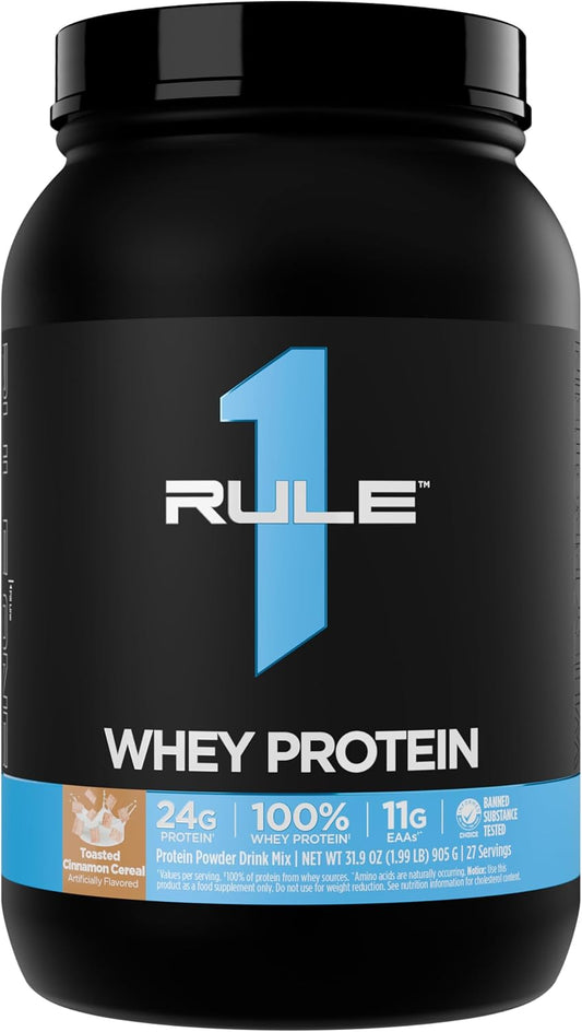 Rule 1 Whey Blend 28 serv Toasted Cinnamon Cereal 2.07 lbs