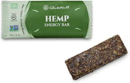 Glutenull Bakery Individually Wrapped Gluten-Free Breakfast Energy Bar, Raw Hemp, 12 Count