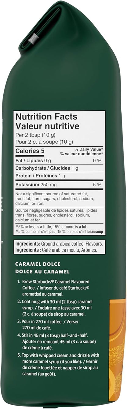 星巴克焦糖味研磨咖啡 311克/袋