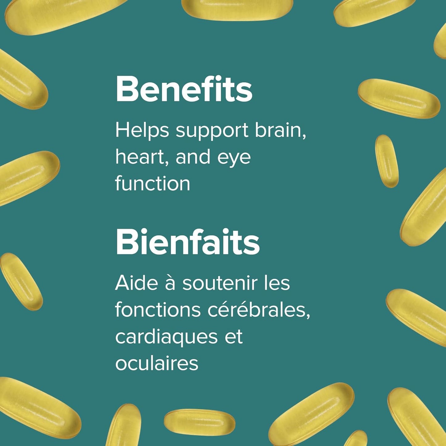 Webber Naturals Plant-Based Omega-3, 60 Softgels, Fish-Free Source of Omega-3, From Sustainably Cultivated Algae, Vegan