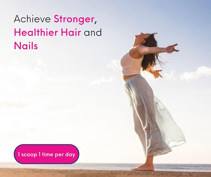 Orthomolecular Essentials 水解海洋膠原蛋白勝肽 - 純加拿大製造 10,000 毫克粉末，用於亮澤肌膚、強健骨骼和支持關節，600 克