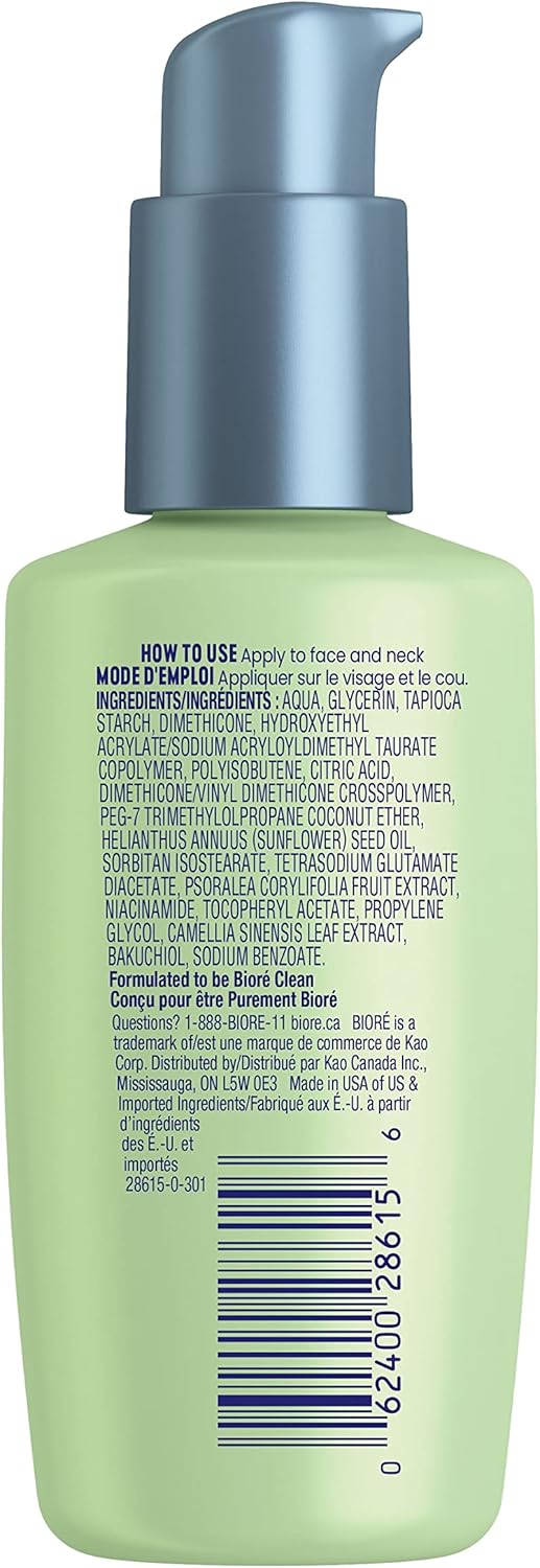 Biore Clean Detox Moisturizer, for Normal to Combination Skin, 100mL