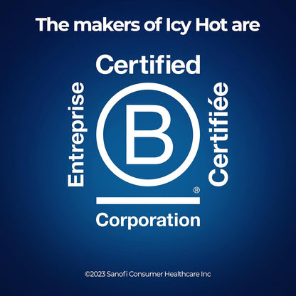 冰热药用加大号止痛贴，大号贴片，用于暂时缓解关节炎、腰痛、背痛和肌肉疼痛，薄荷醇 5%，3 片