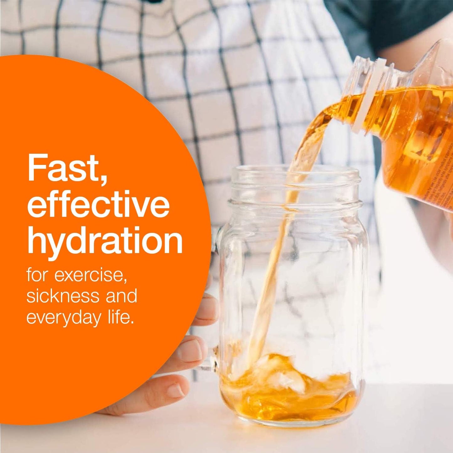 Hydralyte 電解質溶液，橘色，500 毫升