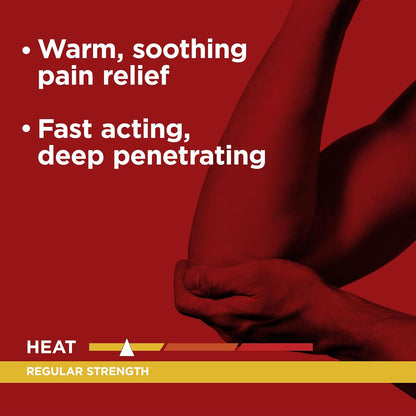 RUB·A535 Muscle & Joint Pain Relieving Heat Cream, Regular Strength, 50-g