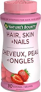 Nature’s Bounty Hair, Skin, Nails Gummies with Biotin, 80 Gummies