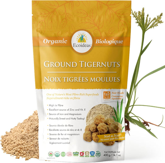 Ecoideas 有機虎堅果，石磨，400公克
