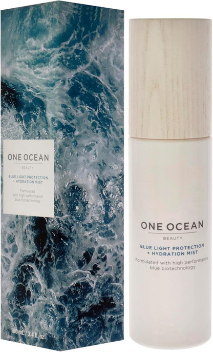 One Ocean Beauty Blue Light Protection Plus Hydration Mist Face Mist Women 3.4 oz