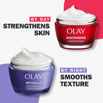 Olay Regenerist Niacinamide Face Moisturizer 50 mL + Olay Regenerist Micro-Sculpting Cream, Travel Size 15 mL, 65 mL Total