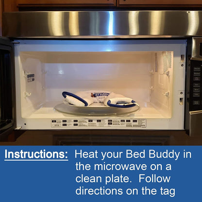 Bed Buddy 2 件装微波加热垫，缓解肌肉酸痛 - 缓解疼痛的加热垫，可微波加热的加热垫，可微波加热的米袋