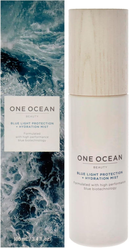 One Ocean Beauty Blue Light Protection Plus Hydration Mist Face Mist Women 3.4 oz
