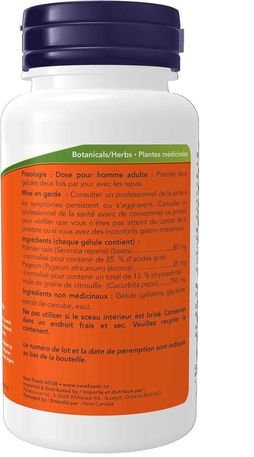 NOW Supplements L-精氨酸 1000 毫克片剂（120 粒）+ 非洲臀果木和锯棕榈软胶囊（60 粒）