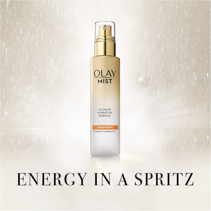 Olay Mist Ultimate Hydration Essence Energizing With Vitamin C & Bergamot, 98ml(packaging may vary)