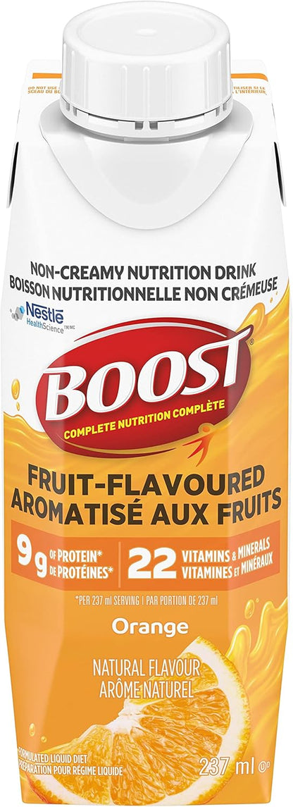 Boost 水果味饮料橙味，237 毫升，24 支 & 水果味饮料野莓味，237 毫升，24 支
