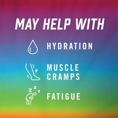 BioSteel 补水混合物，加拿大制造 - 美味补水，零糖，不含人工香料或防腐剂，彩虹扭扭口味，24 个独立包装