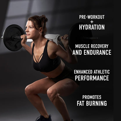 Organika 電解質耐力 - 無糖運動前補充劑，含 β-丙氨酸和左旋肉鹼 - 櫻桃霜口味 - 180 克，30 份